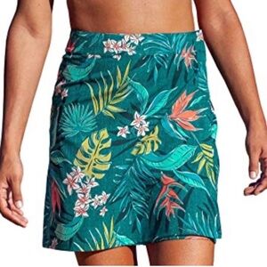 RipSkirt Hawaii L Large Wrap Skirt Tropical Floral Print Beach Swim Coverup